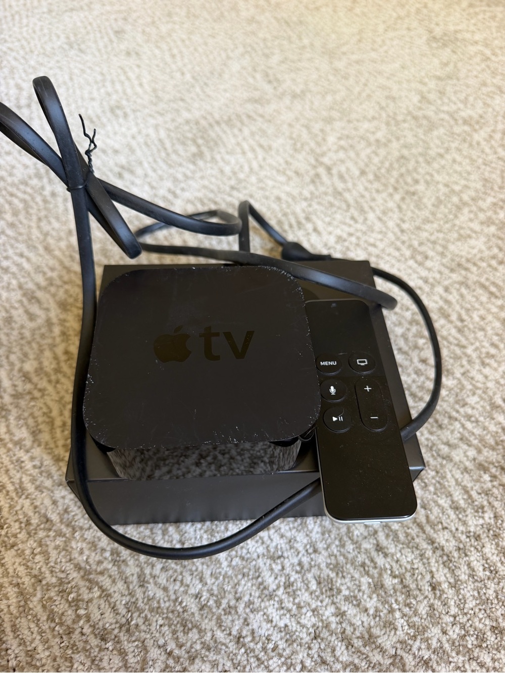 Apple TV in Black with Siri Remote
